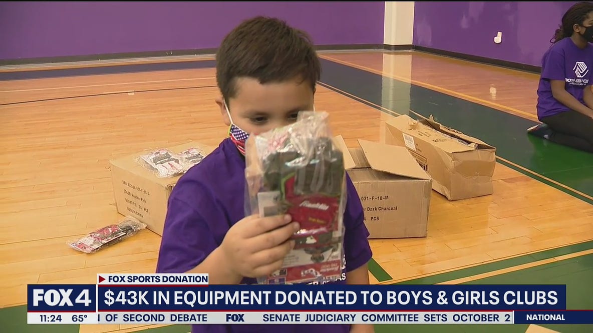 FOX Sports donates $43K in sports equipment to North Texas Boys & Girls Clubs